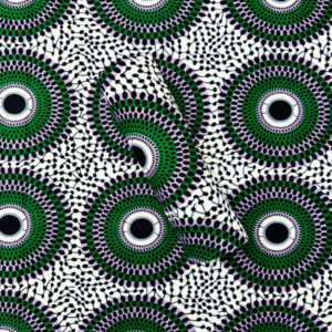 Deep Green Concentric Circles