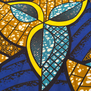 Radiant in royal blue and gold