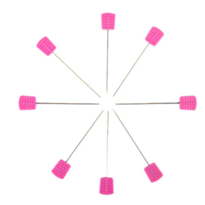 Taylor Seville Magic Flat Head Pins Pink Regular 100 ct.